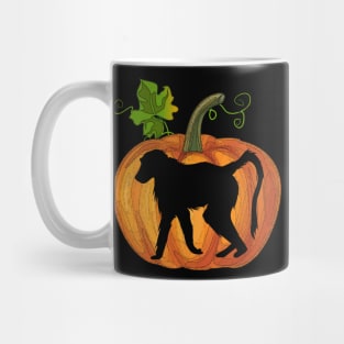 Monkey in pumpkin Mug